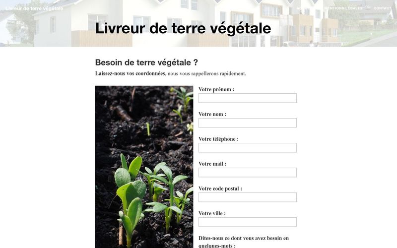 A la recherche d'un livreur de terre végétale ?